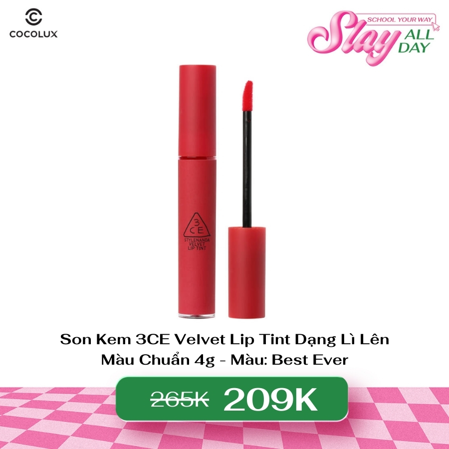 Son Kem 3CE Velvet Lip Tint Best Ever 4g