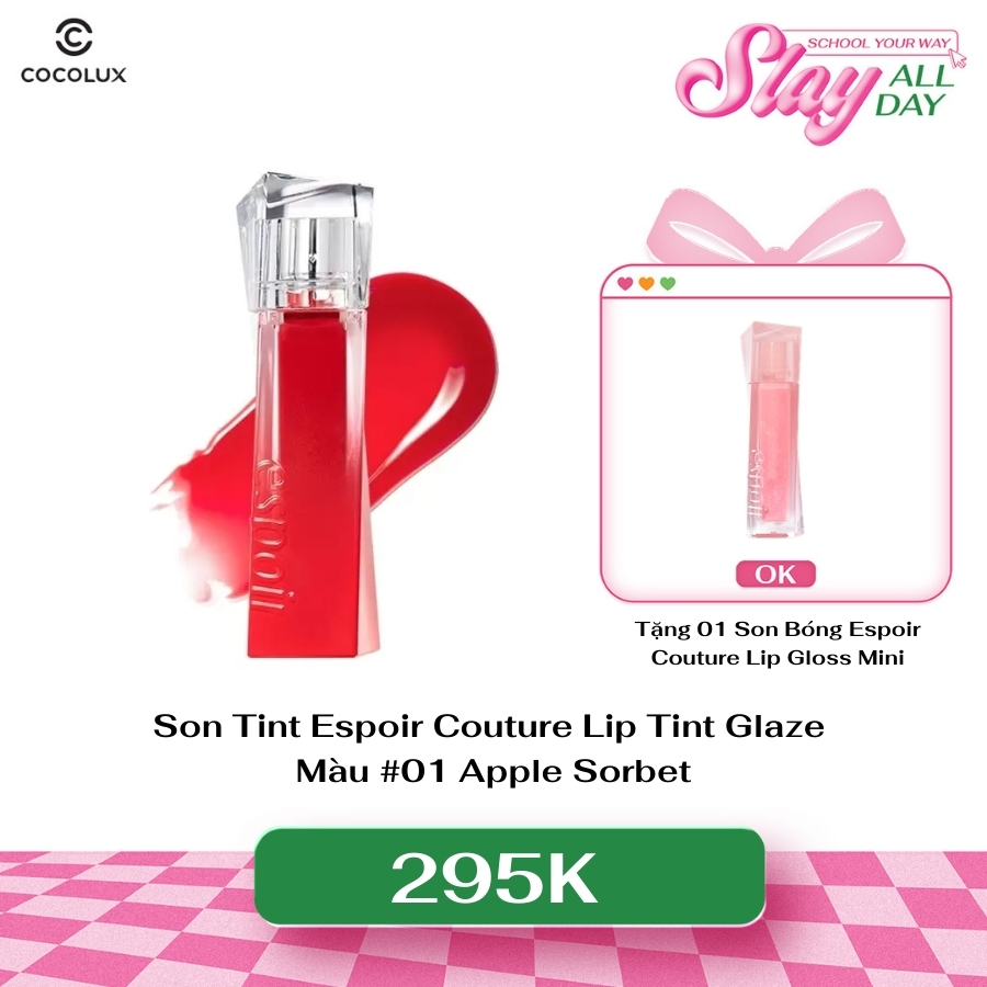 Son Tint Espoir Couture Lip Tint Glaze 5.5g #1 Apple Sorbet