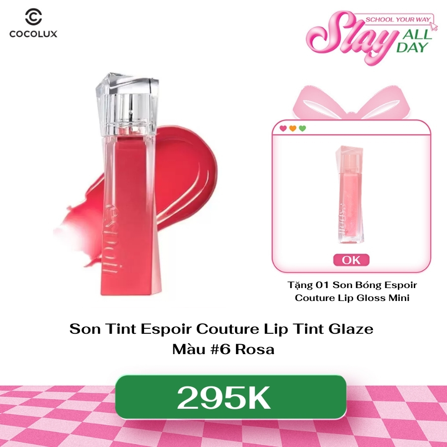 Son Tint Espoir Couture Lip Tint Glaze #6 Rosa