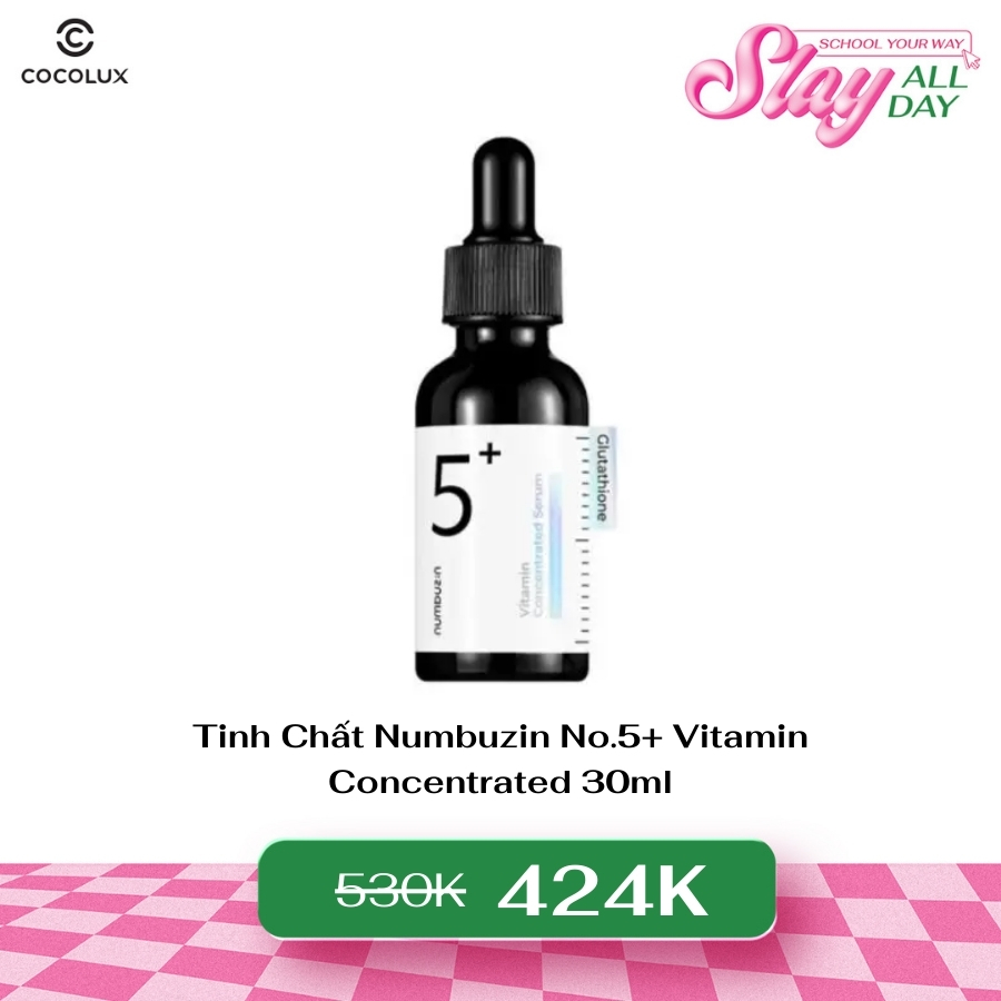 Tinh Chất Numbuzin No.5+ Vitamin Concentrated 30ml