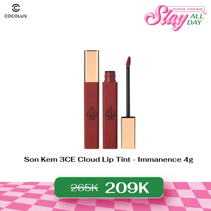 Son Kem 3CE Cloud Lip Tint - Immanence 4g