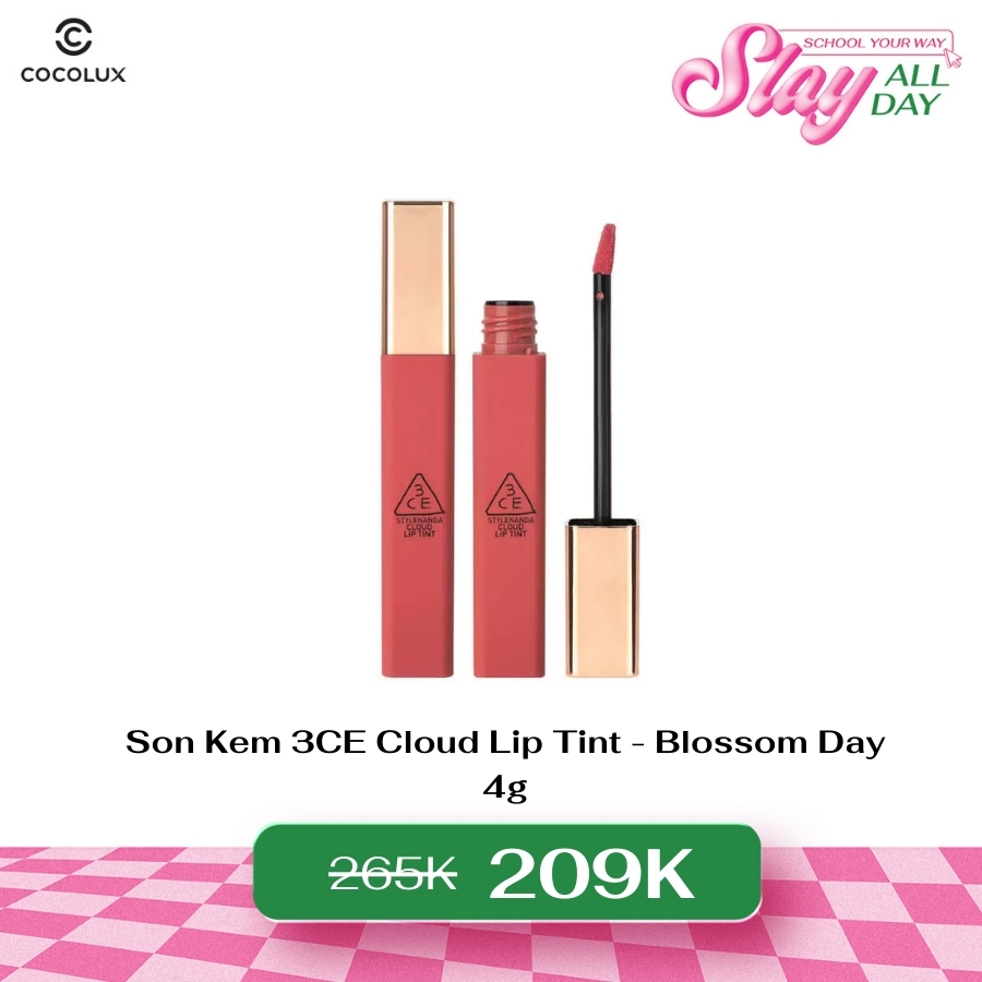 Son Kem 3CE Cloud Lip Tint - Blossom Day 4g