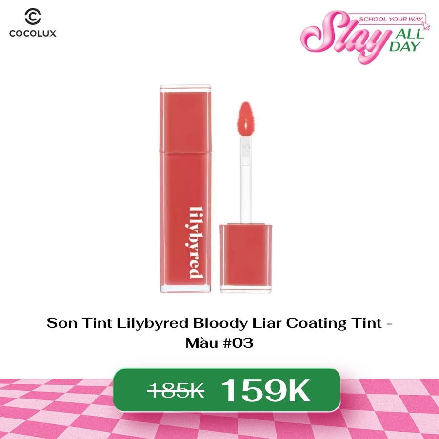 Son Tint Bóng Lilybyred Bloody Liar Coating Tint #03