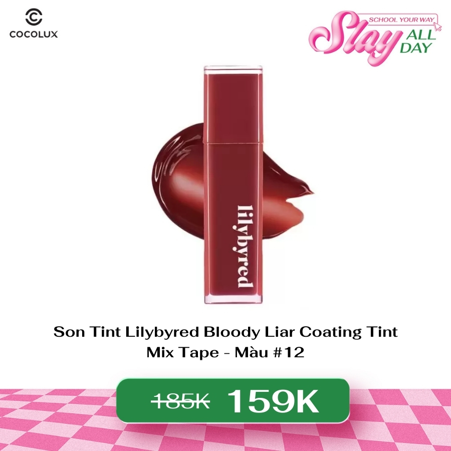 Son Tint Bóng Lilybyred Bloody Liar Coating Tint #12