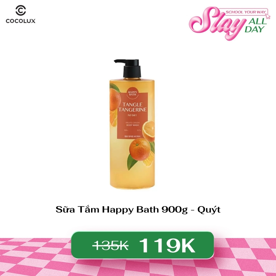 Sữa Tắm Happy Bath Tangle Tangerine 900g - Quýt