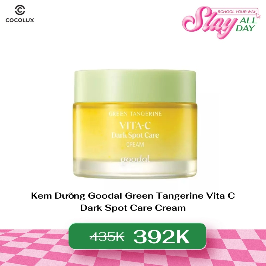 Kem Dưỡng Goodal Green Tangerine Vita C Dark Spot Care Cream Làm Sáng Da