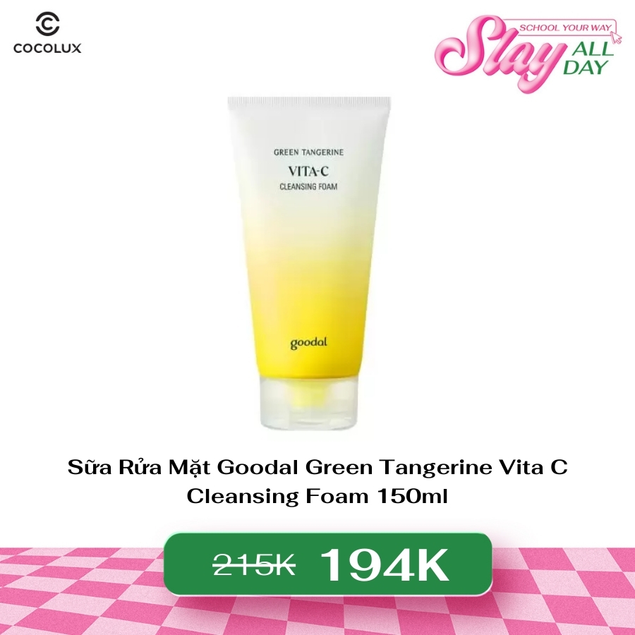 Sữa Rửa Mặt Goodal Green Tangerine Vita C Cleansing Foam 150ml