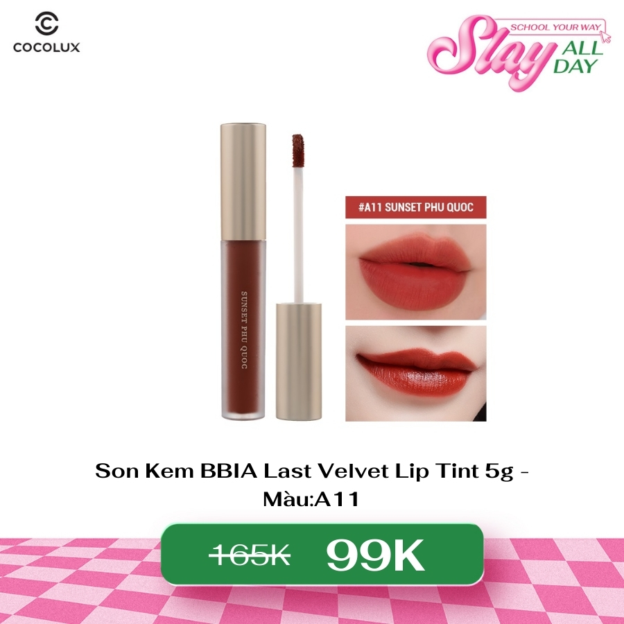 Son Kem BBIA Last Velvet Lip Tint A11 5g