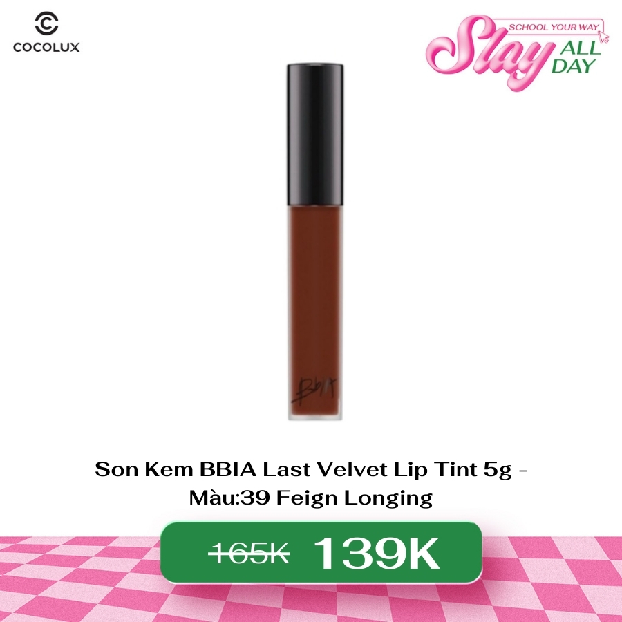 Son Kem BBIA Last Velvet Lip Tint 39 Feign Longing 5g