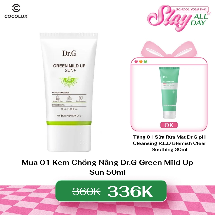 Kem Chống Nắng Dr.G Green Mild Up Sun 50ml