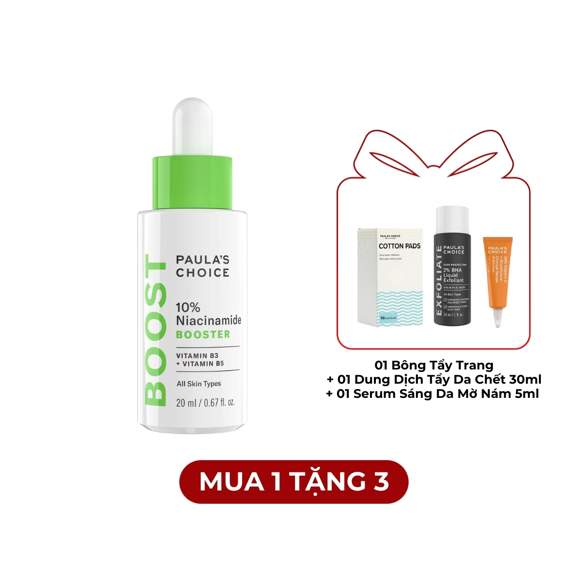 Tinh Chất Paula's Choice 10% Niacinamide Booster Se Khít Lỗ Chân Lông 20ml