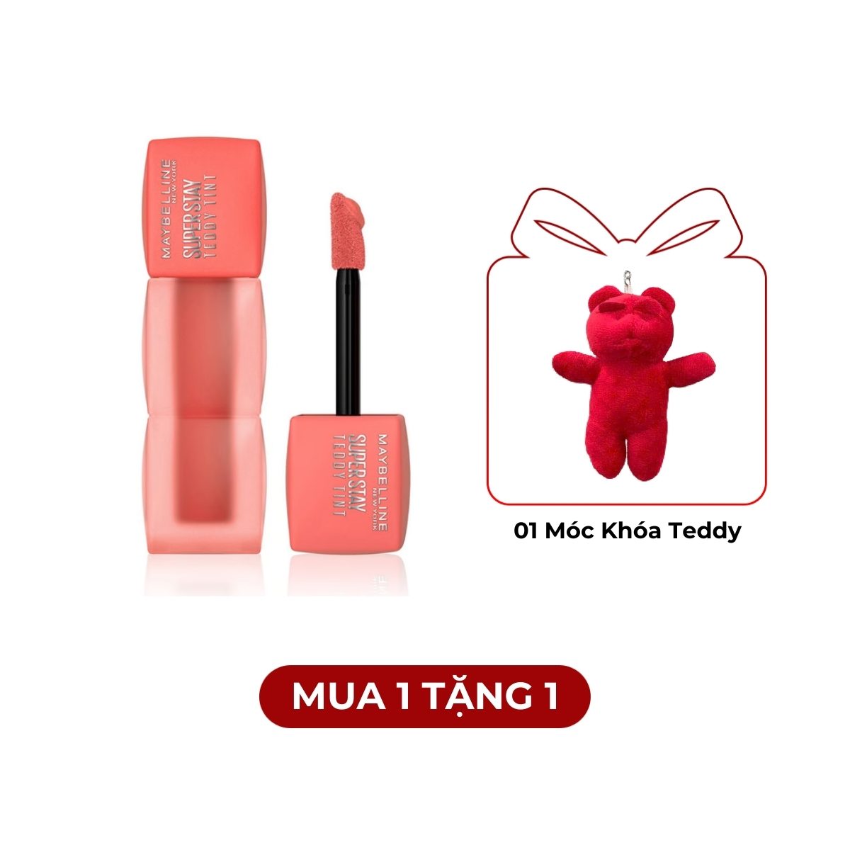 Son Kem Maybelline Superstay Teddy Tint 25 Baby Tee