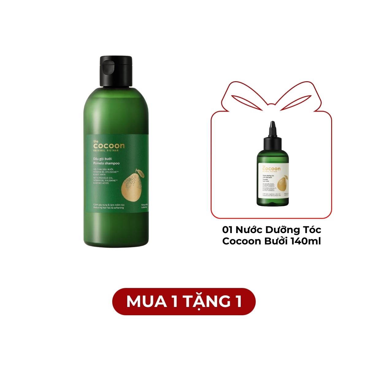 Dầu Gội Cocoon Bưởi Giảm Rụng & Kích Thích Mọc Tóc 310ml