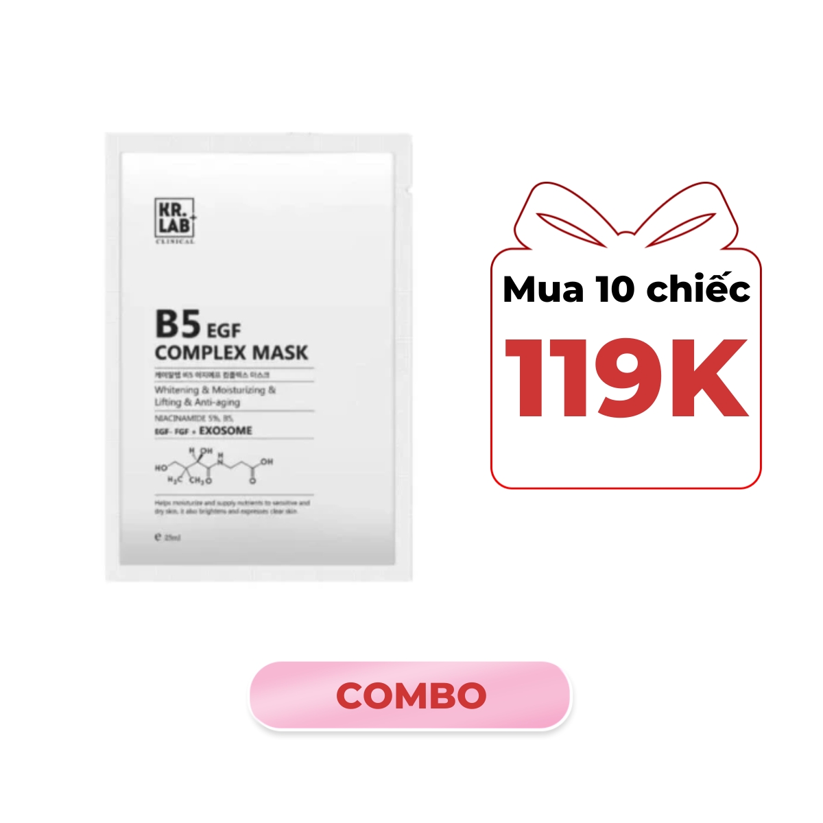 Mặt Nạ Kr.Lab+ B5 EGF Complex Mask 25ml