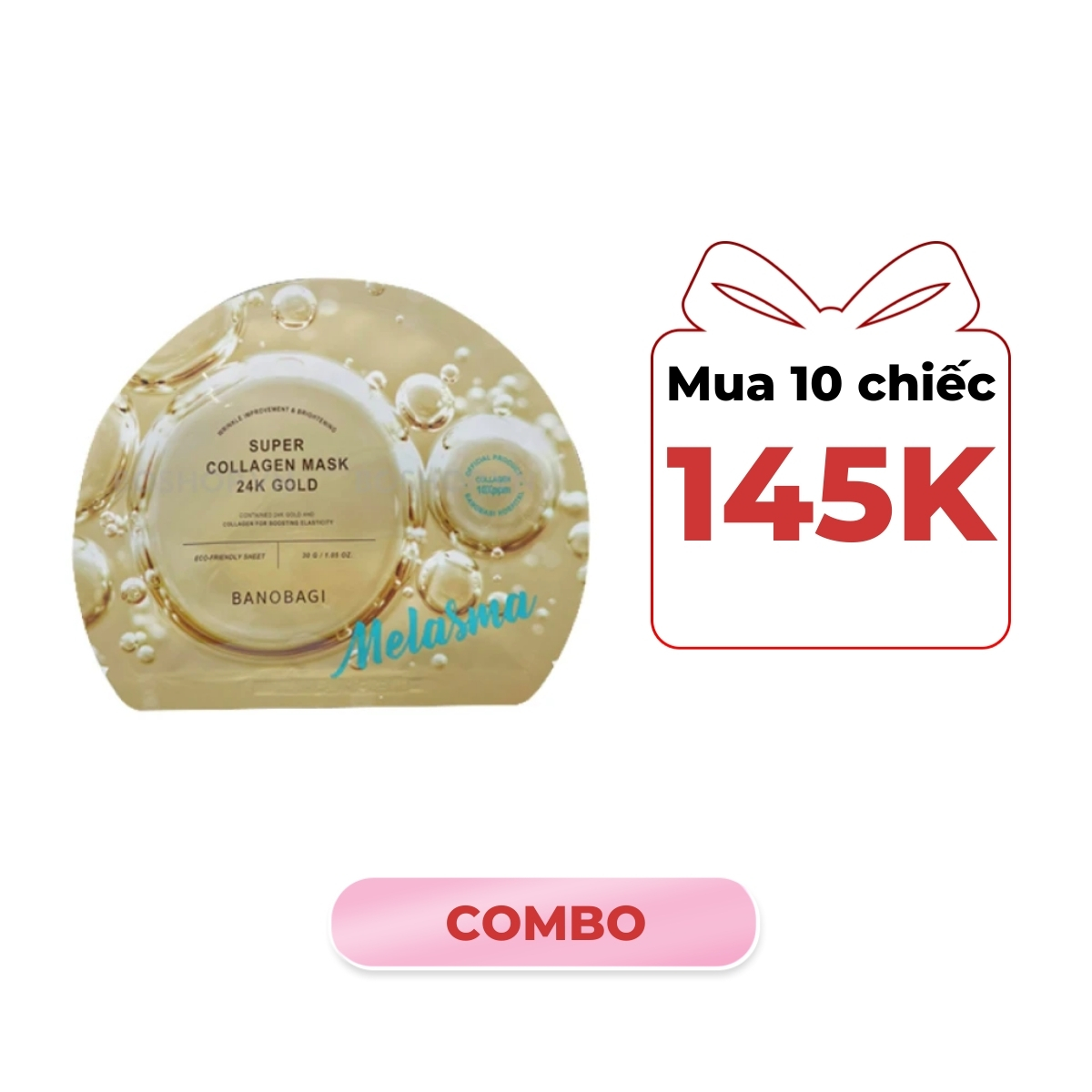 Mặt Nạ Banobagi Super Collagen Mask 24K Gold 30ml