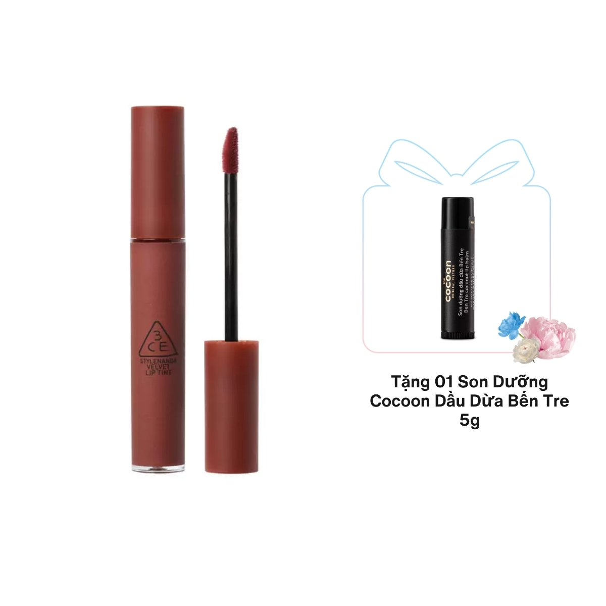 Son Kem 3CE Velvet Lip Tint Taupe 4g