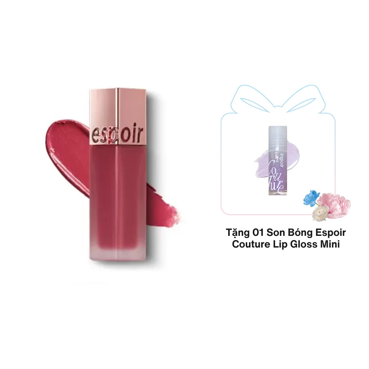 Son Kem Espoir Couture Lip Tint Shine PP701 Calm In Mauve