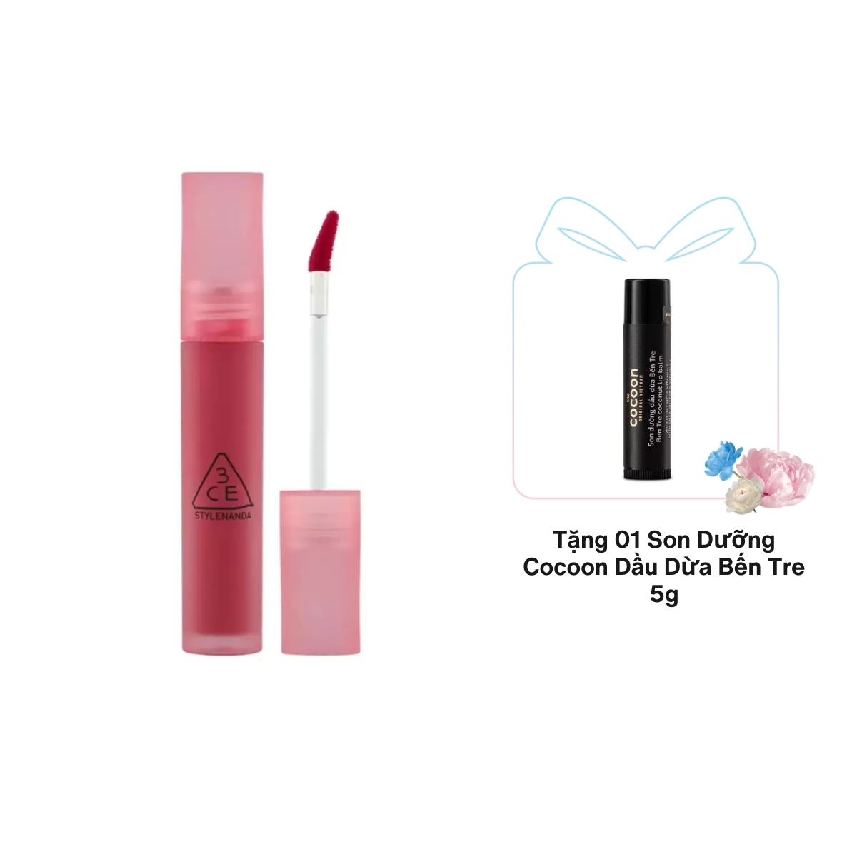 Son Kem 3CE Blur Water Tint Spot Player Lì Mềm Mượt Môi 4.6g