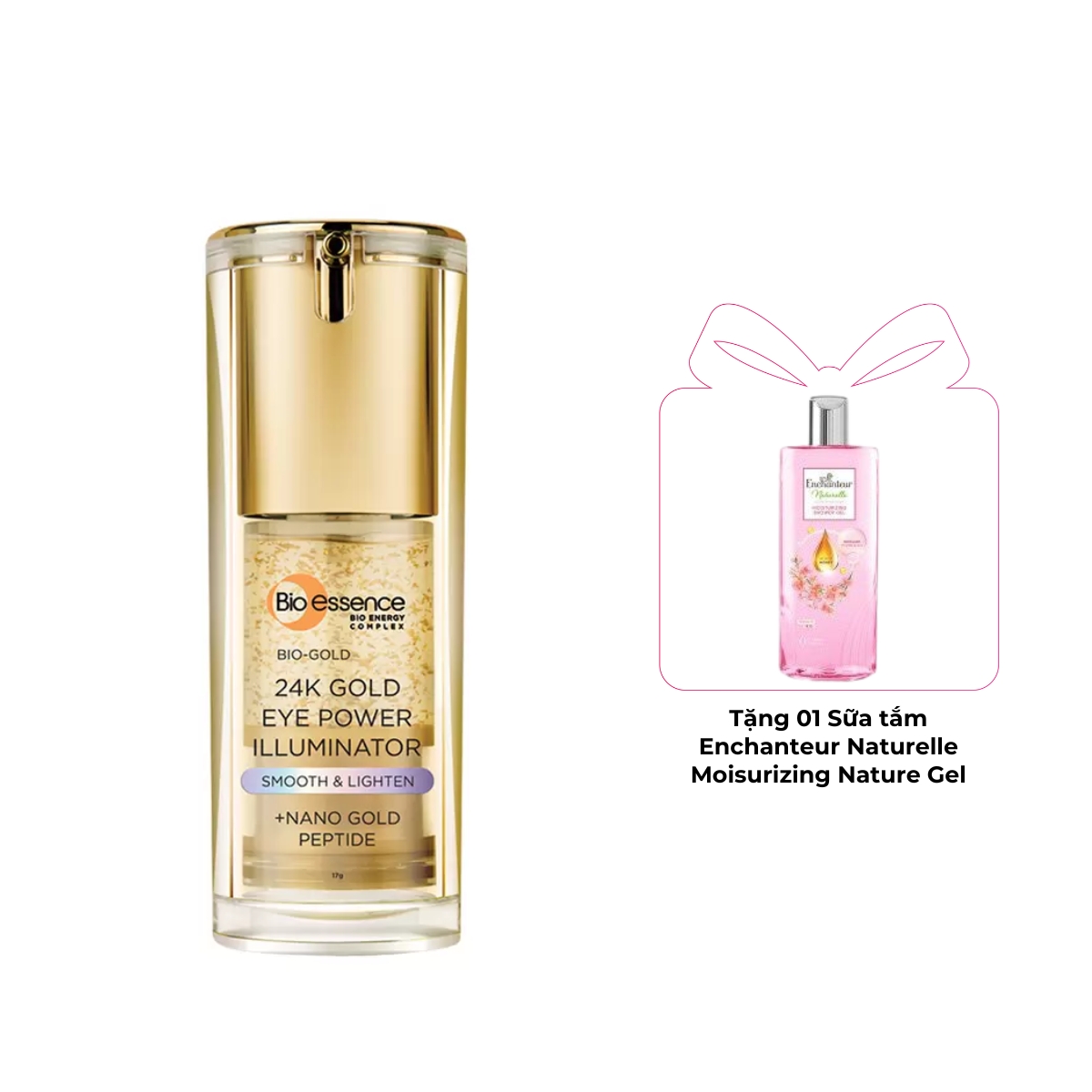 Kem Dưỡng Mắt Bio-essence 24k Gold Giảm Nếp Nhăn Ngừa Lão Hóa Vùng Mắt 17g