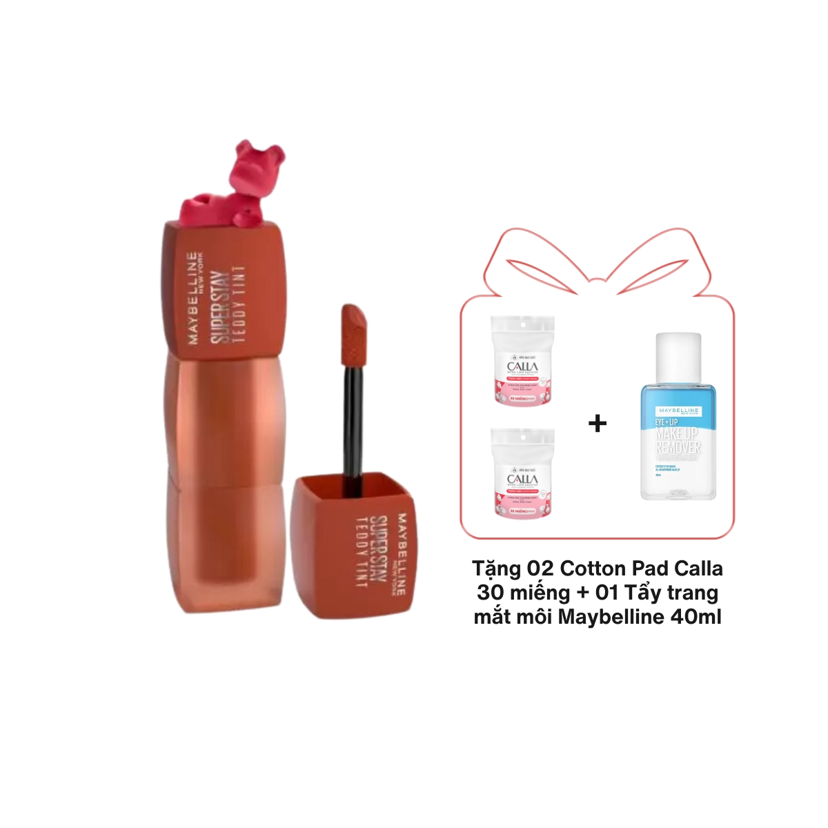 Son Kem Maybelline Superstay Teddy Tint 80 KeepIt Cozy