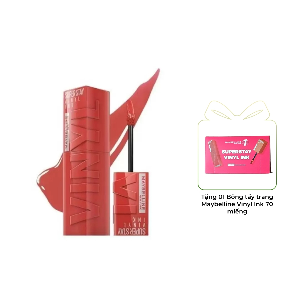 Son Kem Bóng Maybelline New York Super Stay Vinyl Ink - 65 Saucy