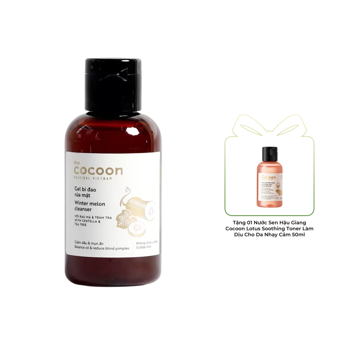 Gel Rửa Mặt Cocoon Winter Melon Cleanser Chiết Xuất Bí Đao 140ml (Mã Mới)