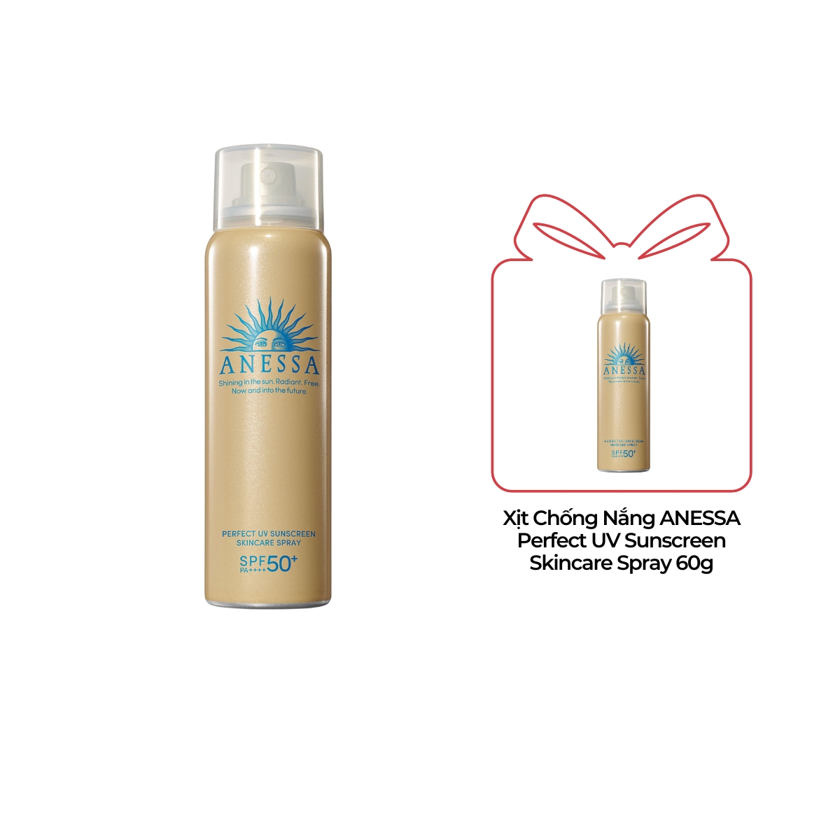 Xịt Chống Nắng ANESSA Perfect UV Sunscreen Skincare Spray SPF50+ PA++++ 60g