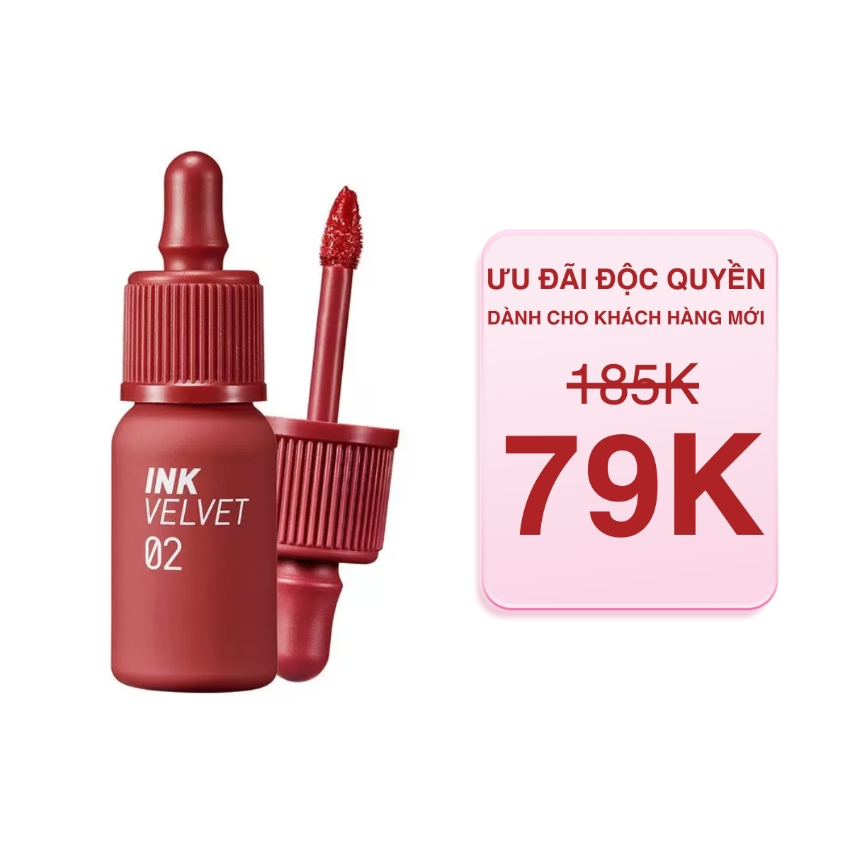 Son Kem Peripera Ink Velvet - 02 Celeb Deep Rose