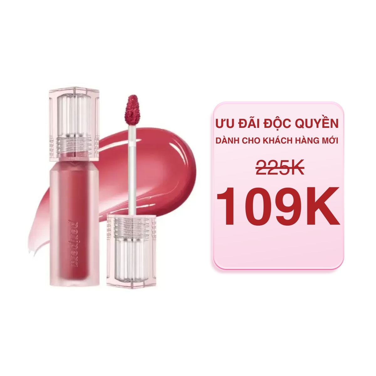 Son Tint Peripera Water Bare Tint 3.7g Màu 05 Red Update