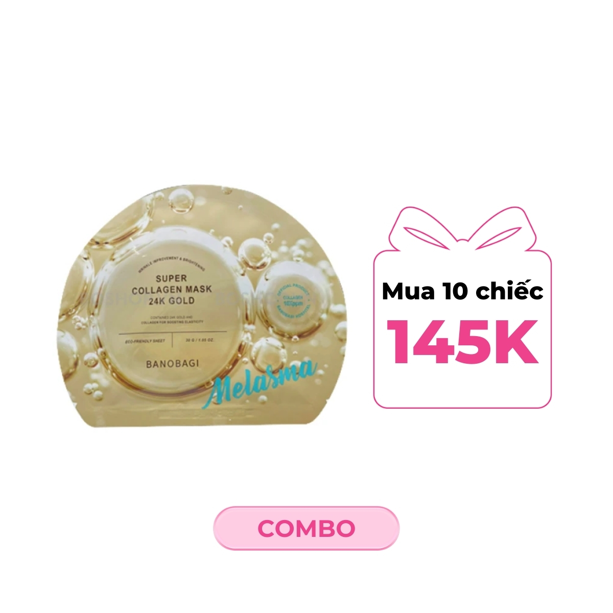 Mặt Nạ Banobagi Super Collagen Mask 24K Gold 30ml