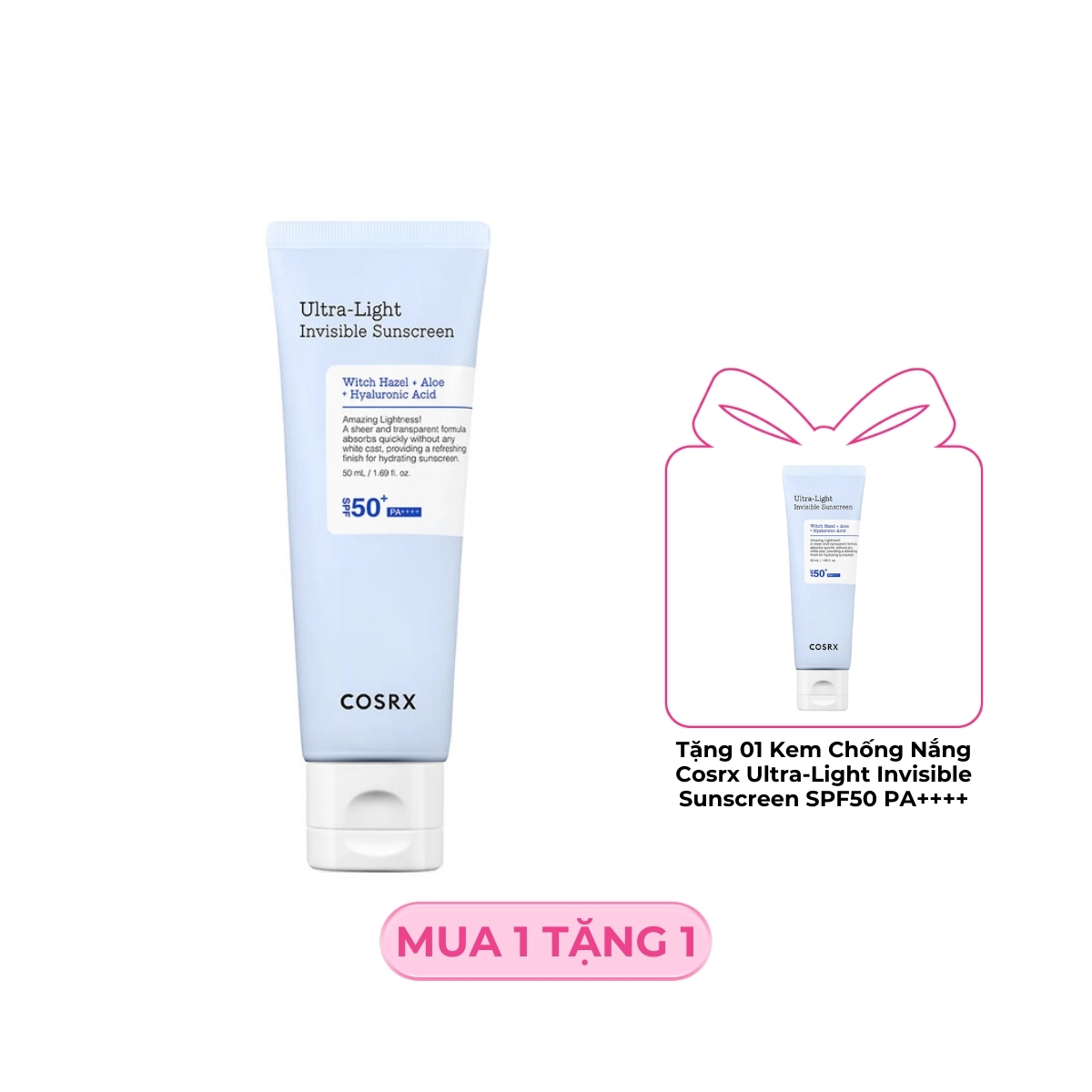 Kem Chống Nắng Cosrx Ultra-Light Invisible Sunscreen SPF50 PA++++