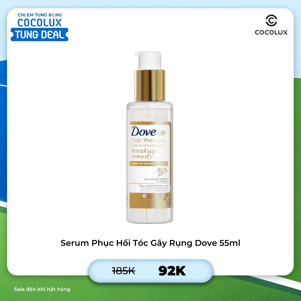 Serum Phục Hồi Tóc Gãy Rụng Dove 55ml