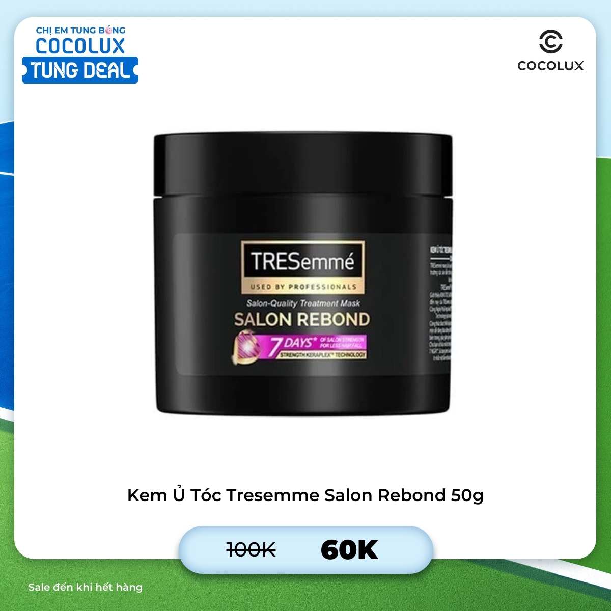 Kem Ủ Tóc Tresemme Salon Rebond 50g