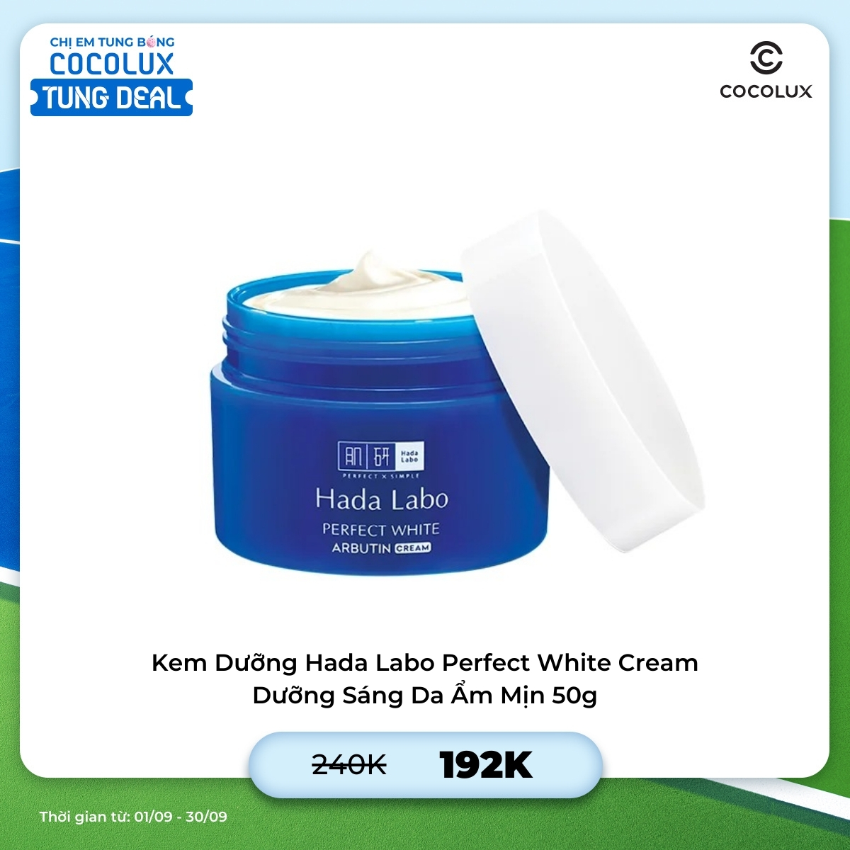 Kem Dưỡng Hada Labo Perfect White Cream Dưỡng Sáng Da Ẩm Mịn 50g