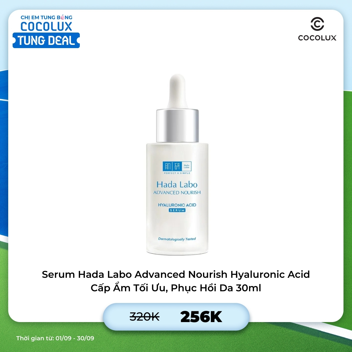 Serum Hada Labo Advanced Nourish Hyaluronic Acid Cấp Ẩm Tối Ưu, Phục Hồi Da 30ml