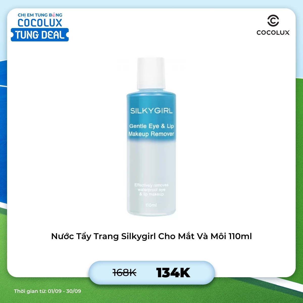 Nước Tẩy Trang Silkygirl Cho Mắt Và Môi 110ml