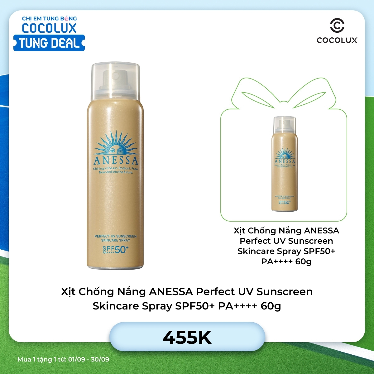 Xịt Chống Nắng ANESSA Perfect UV Sunscreen Skincare Spray SPF50+ PA++++ 60g