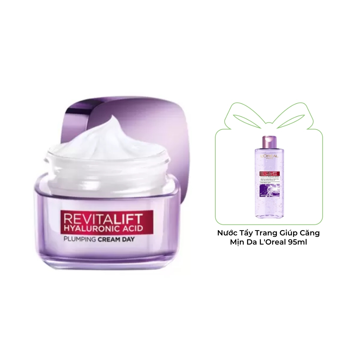 Kem Dưỡng Loreal Paris Revitalift Hyaluronic Acid Plumping Cream Day Siêu Cấp Ẩm Căng Mịn Da 50ml