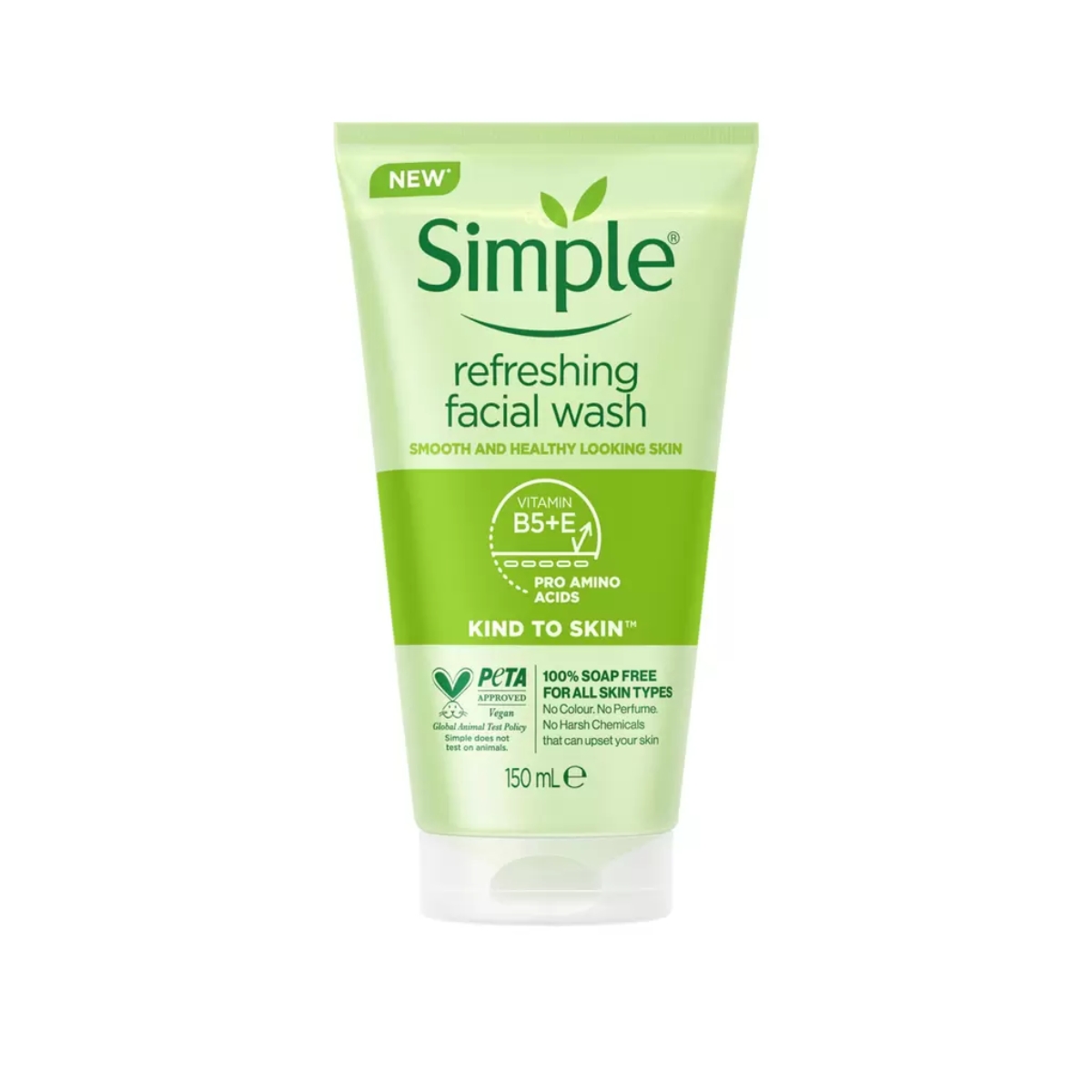 Sữa Rửa Mặt Simple Kind To Skin Refreshing Facial Wash Gel 150ml