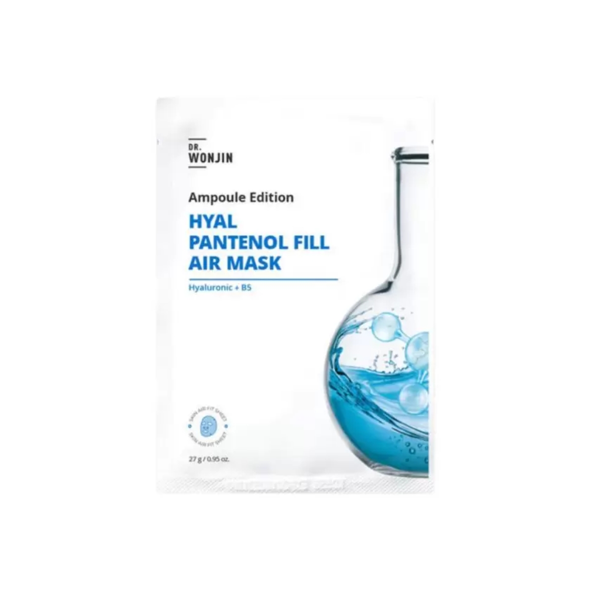 Mặt nạ Dr.Wonjin Ampoule Hyal Pantenol B5 Fill Air Mask - Xanh Dương