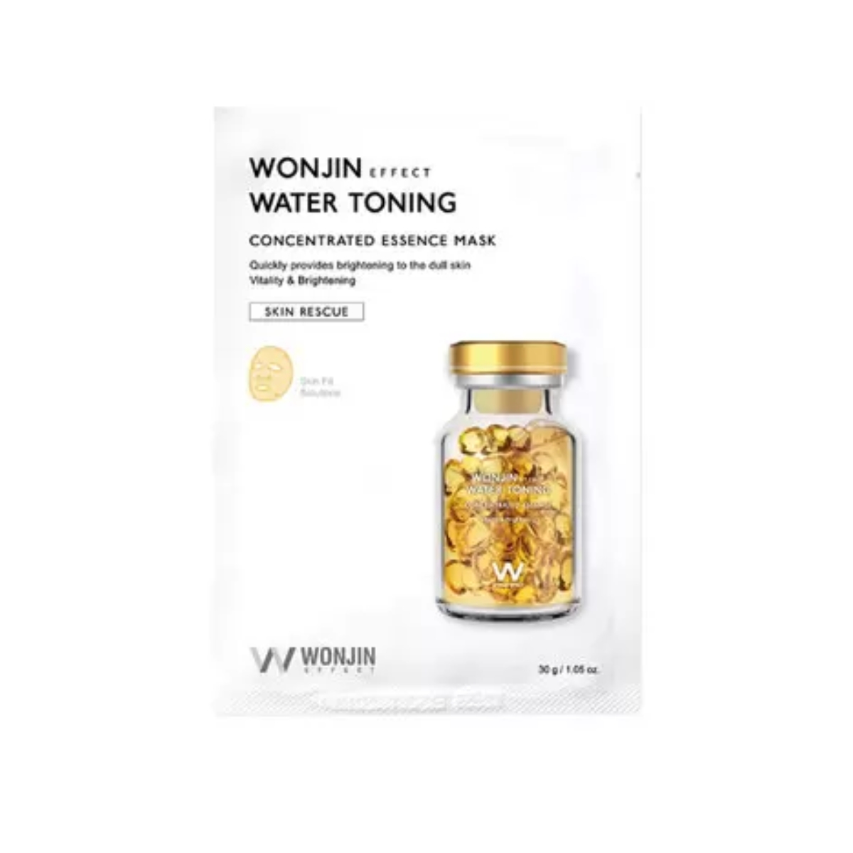 Mặt Nạ Wonjin Effect Water Toning - Truyền Trắng Da (Vàng)