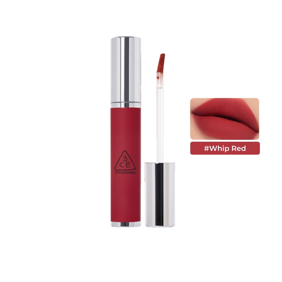 Son kem lì 3CE Hazy Lip Clay - Whip Red