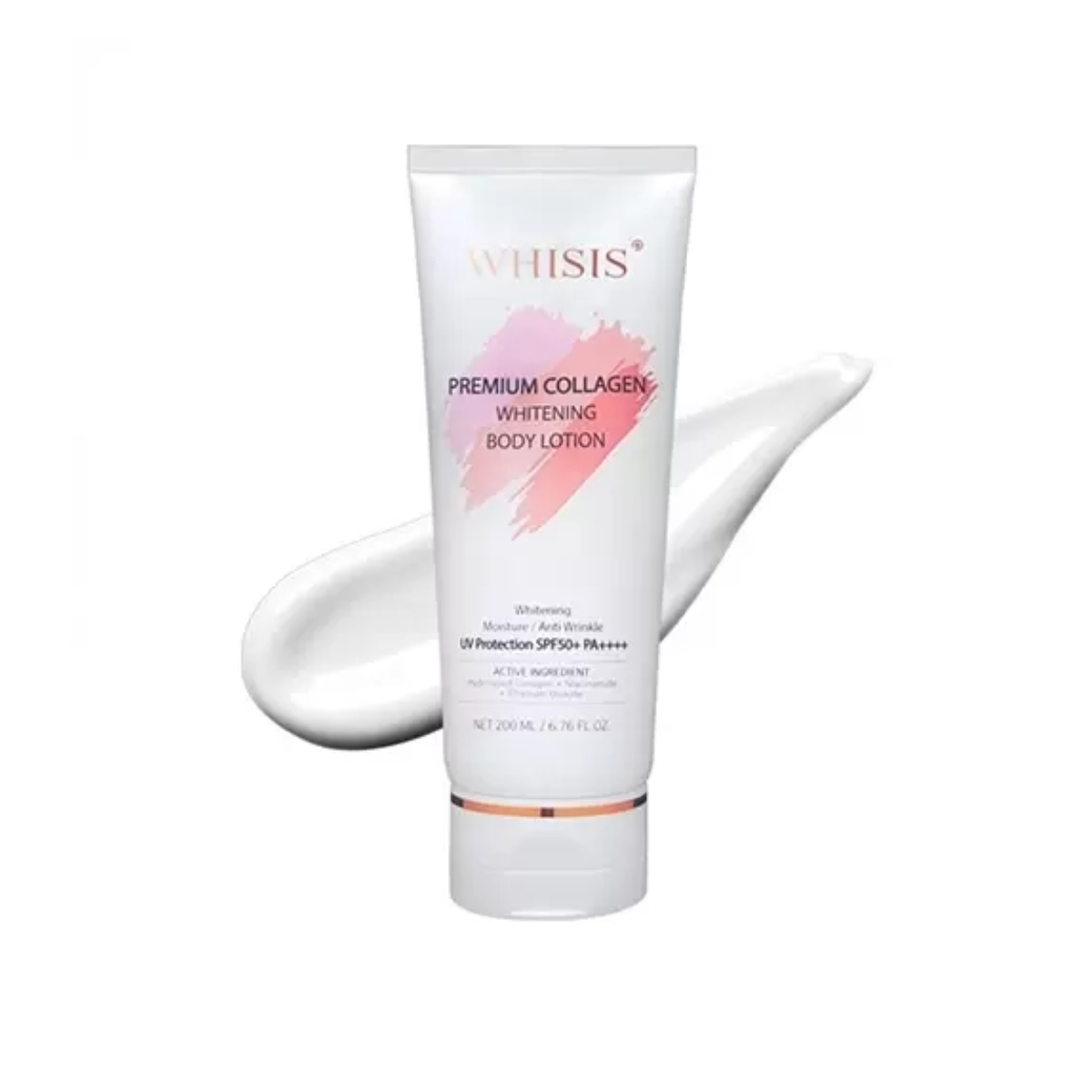 Kem Dưỡng Thể Whisis Premium Collagen Whitening Body Lotion Chống Nắng Toàn Thân 200ml