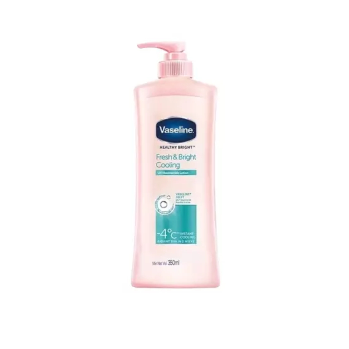 Sữa Dưỡng Thể Vaseline Dưỡng Ẩm Sáng Da Fresh & Bright 10X 350ml