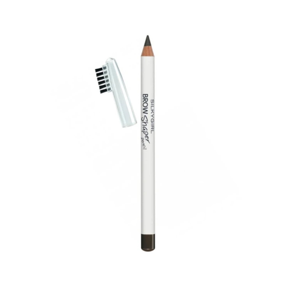 Chì Kẻ Mày Silkygirl Brow Shaper Pencil Kèm Chổi - 01 Grey