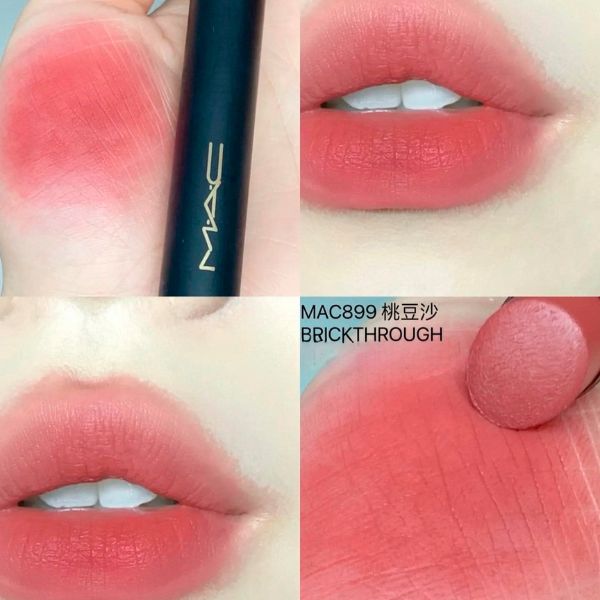 Son Thỏi MAC Powder Kiss Velvet Blur Slim - 899 Brickthrough