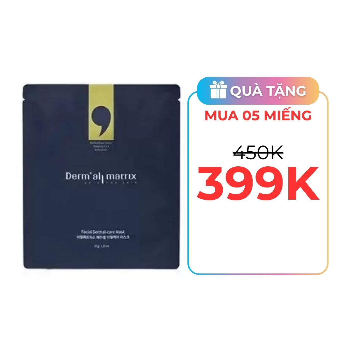 Mặt Nạ Derm All Matrix Facial Dermal-Care Mask (1 miếng)