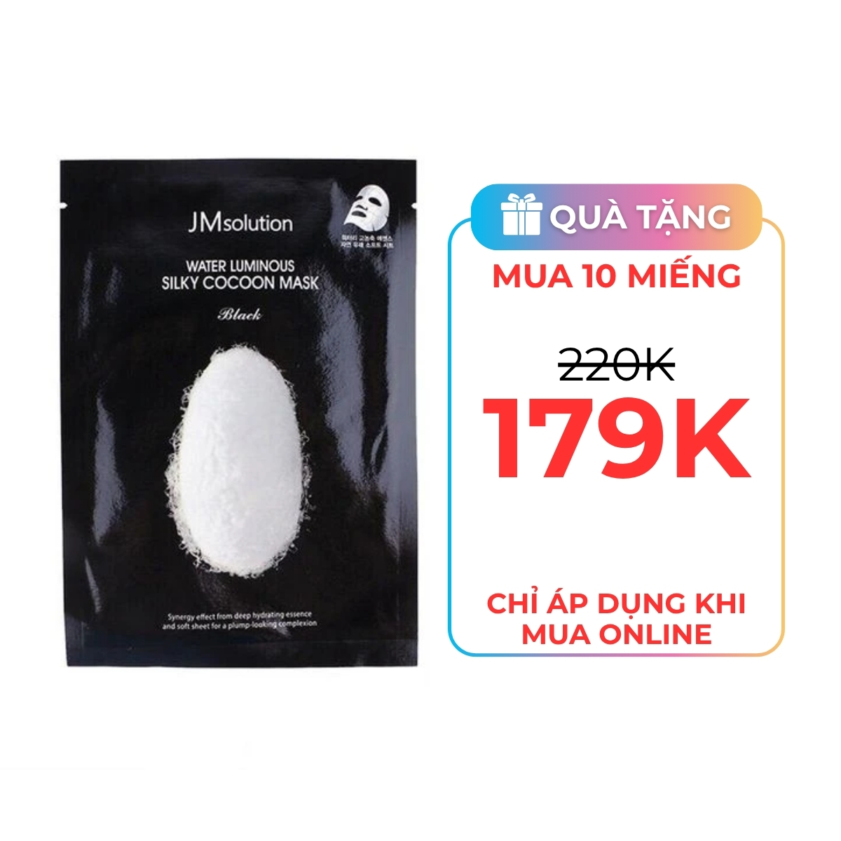 Mặt Nạ JM Solution Mask Kén Tằm Bạc