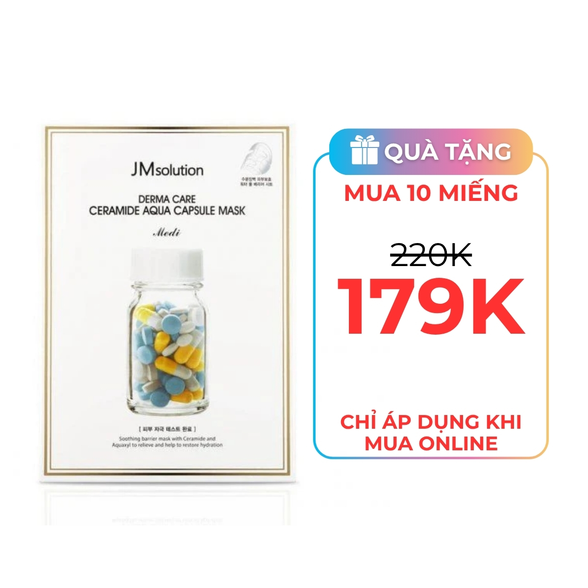 Mặt Nạ JM Solution Mask Ceramide Aqua Capsule