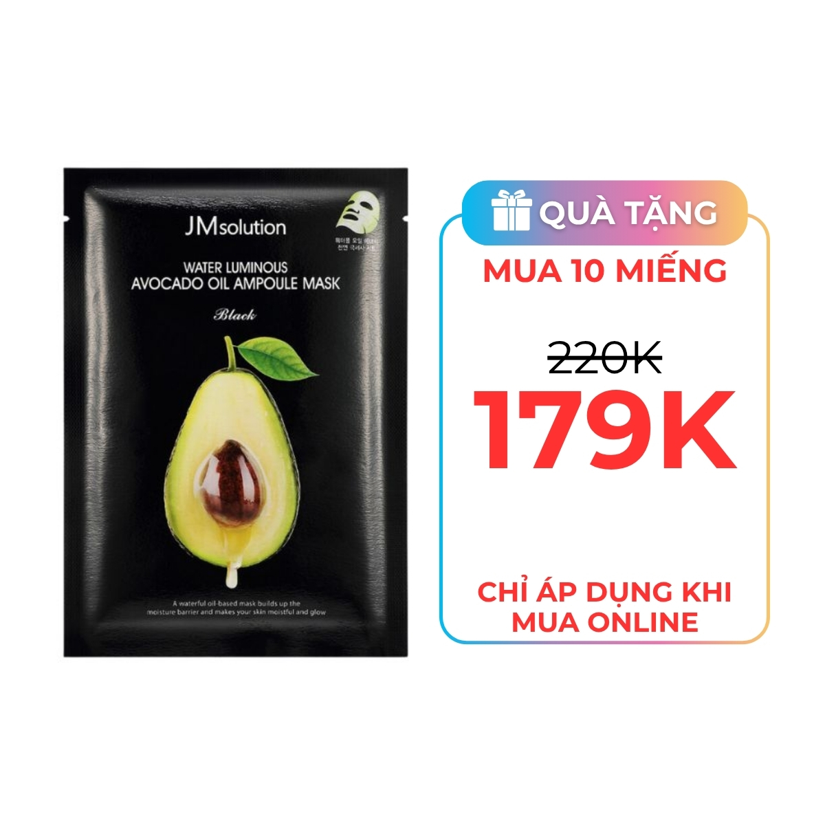 Mặt Nạ JM Solution Mask Chiết Xuất Bơ